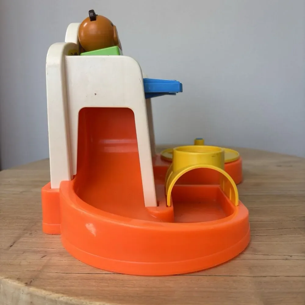 Vtg Fisher Price 1984 Playground 3 Bear Shape Sorter Educational Toy USA Made